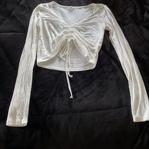 White Cinch top